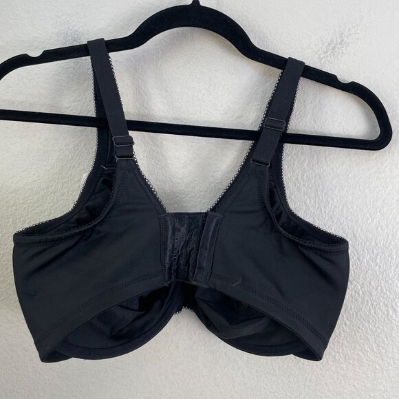 NEW Wacoal Womens 34G Full Coverage Bra Black Underwire 855192 - Picture 8 of 9